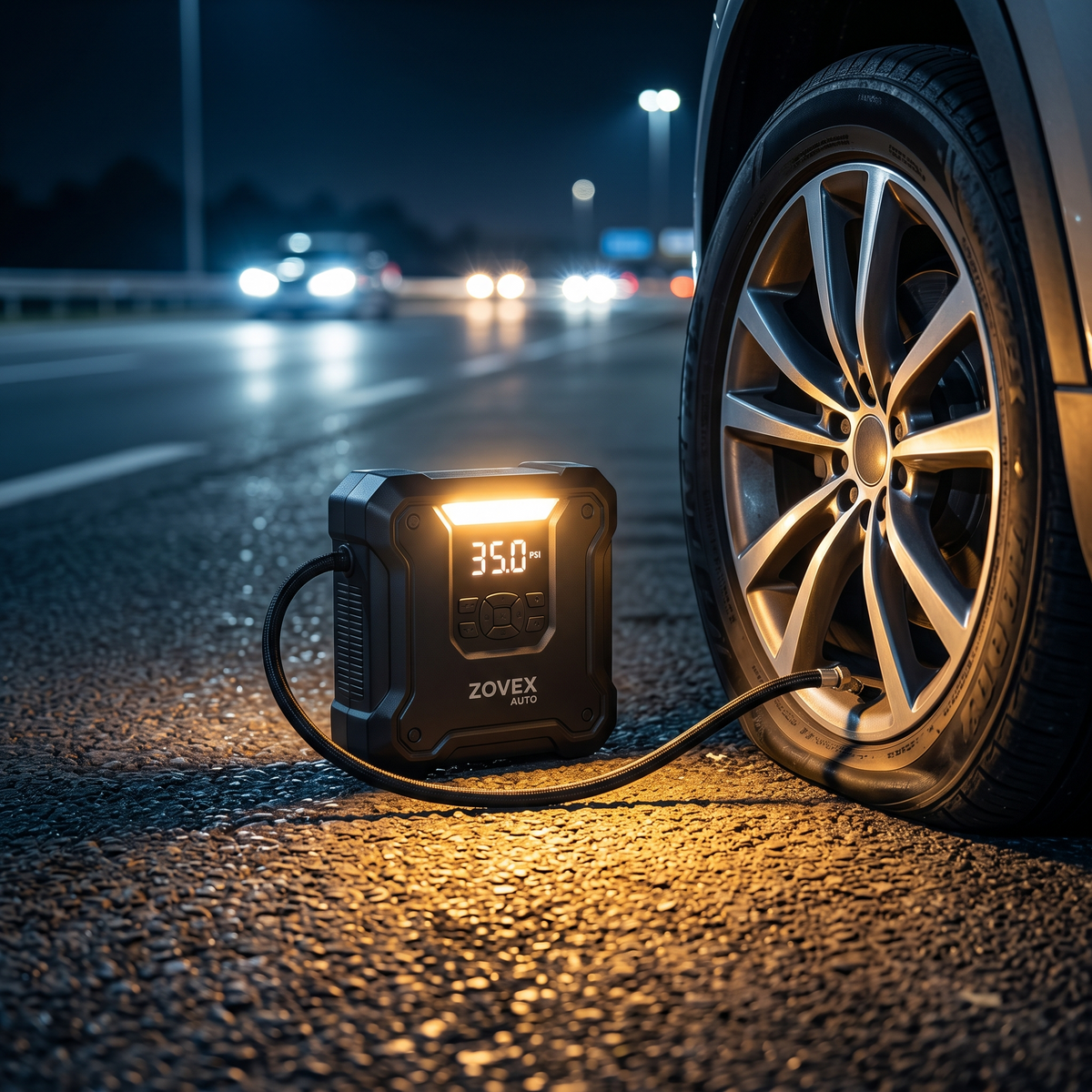 Portable Tire Inflator — 150 PSI Cordless Air Compressor for Cars