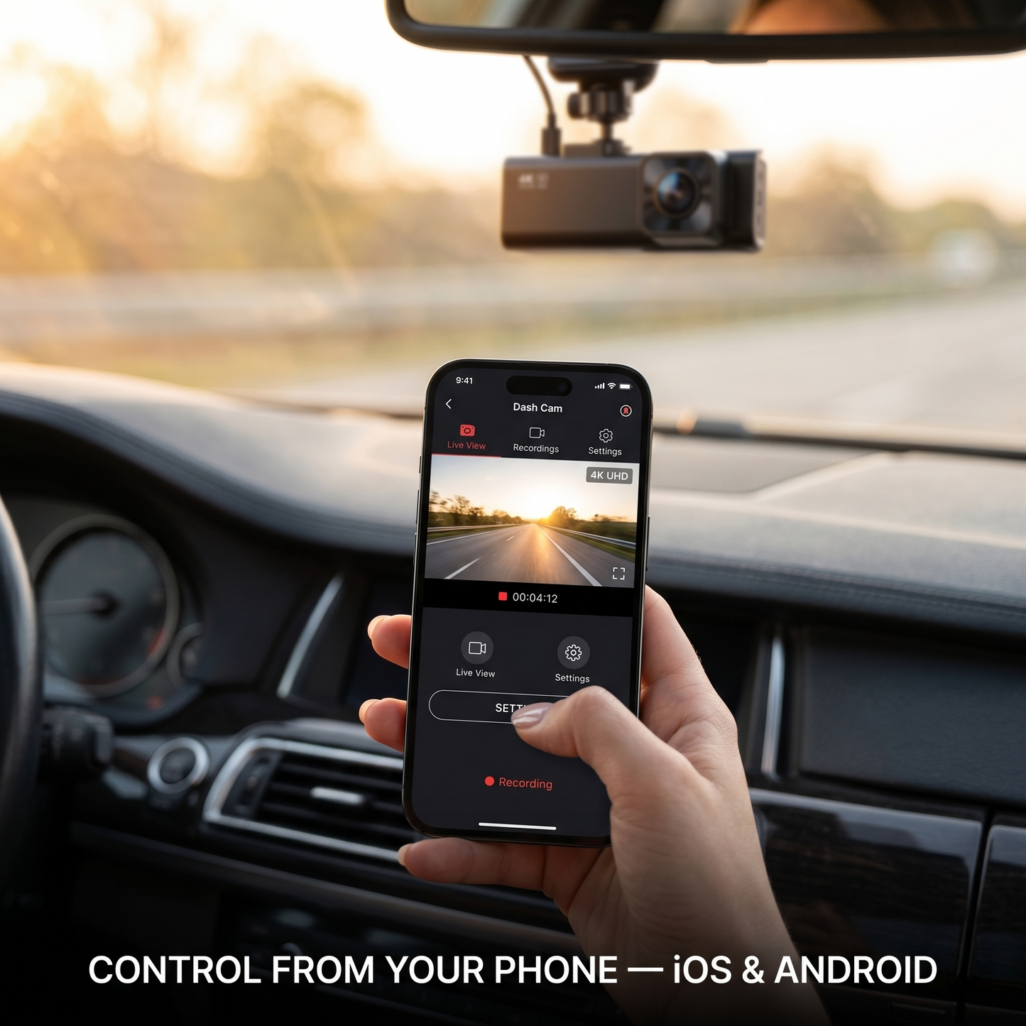 Dash Cam for Car 4K — Front & Rear Night Vision WiFi 24H Parking Mode | Zovex Auto
